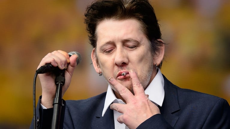 Shane MacGowan actuando en el British Summer Time festival en Hyde Park n 2014 (Foto: LEON NEAL / AFP).