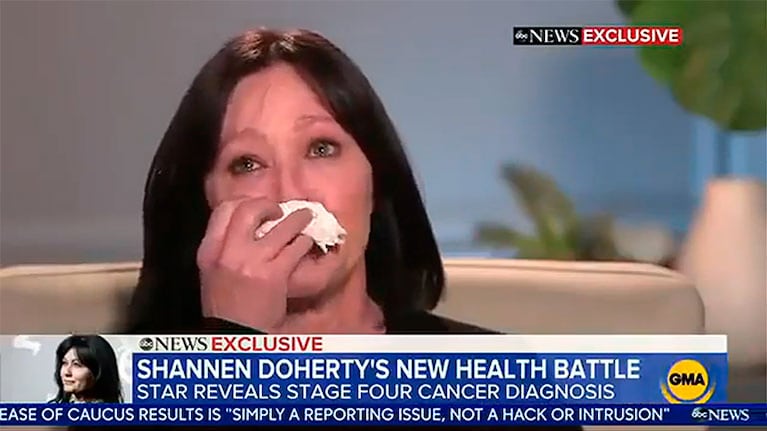 Shannen Doherty, quebrada al revelar tiene cáncer terminal, tras curarse en 2017: Estoy aterrada