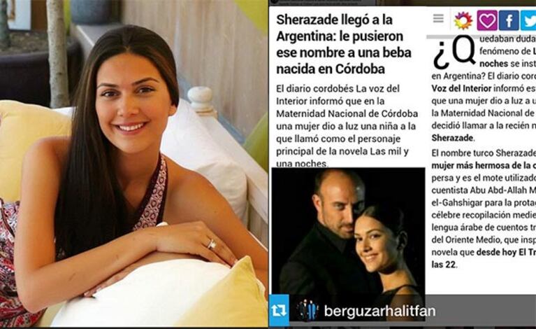 Sherezade agradeció nuevamente a sus fans a través de Instagram. (Fotos: Web e Instagram)