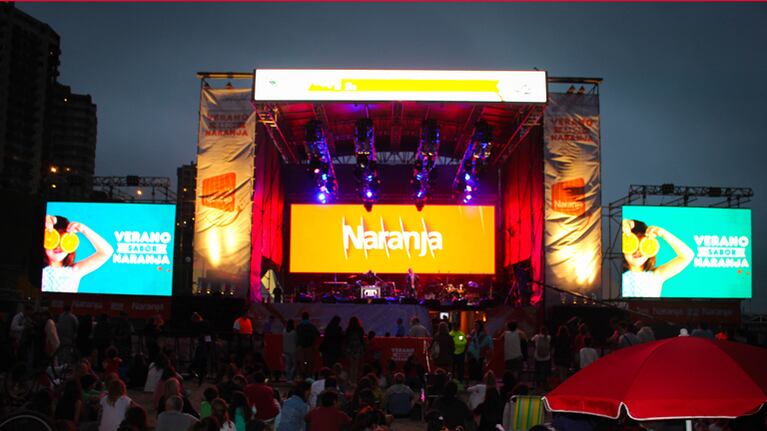 Shows Naranja del verano en Mar del Plata y Carlos Paz