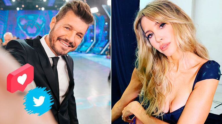 Significativo me gusta de Marcelo Tinelli a una frase sobre el secreto de la felicidad que Guille Valdés compartió en Twitter