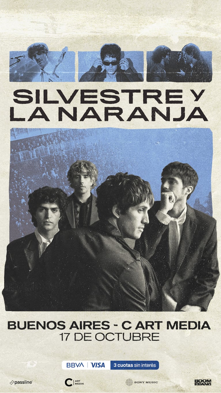 Silvestre y La Naranja en Buenos Aires: fecha del show en C Art Media