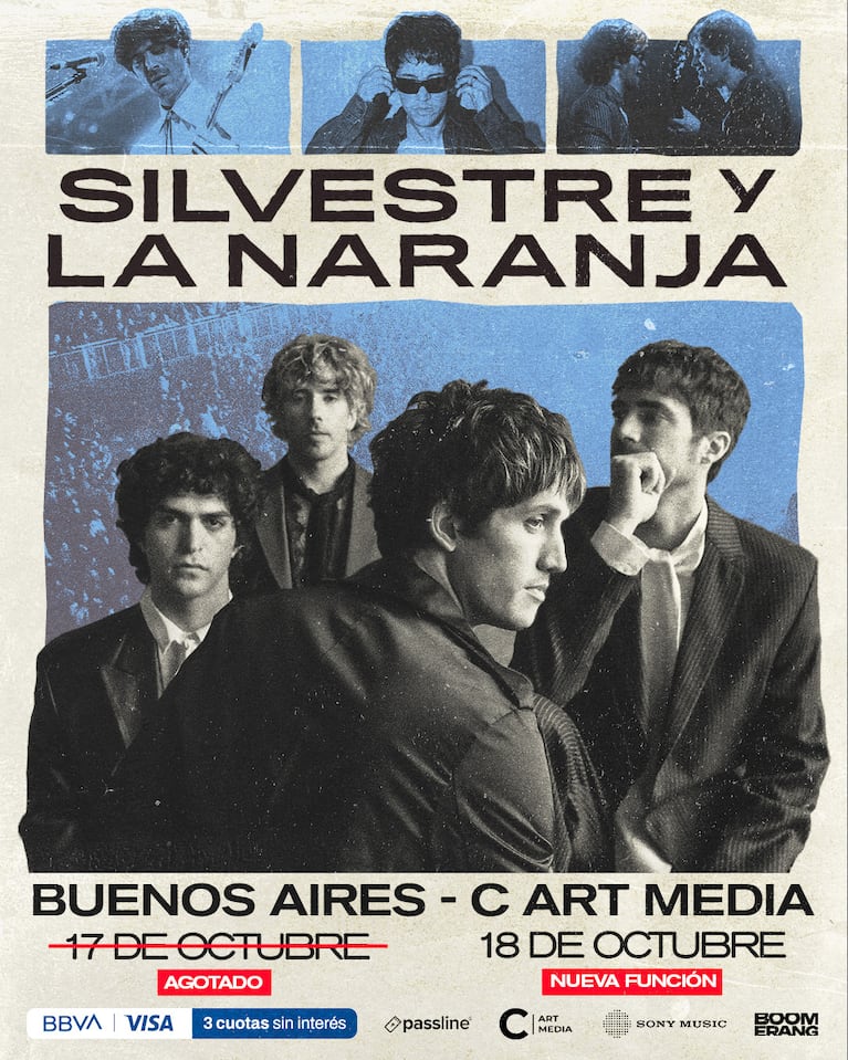 Silvestre y La Naranja: nueva fecha en C Art Media