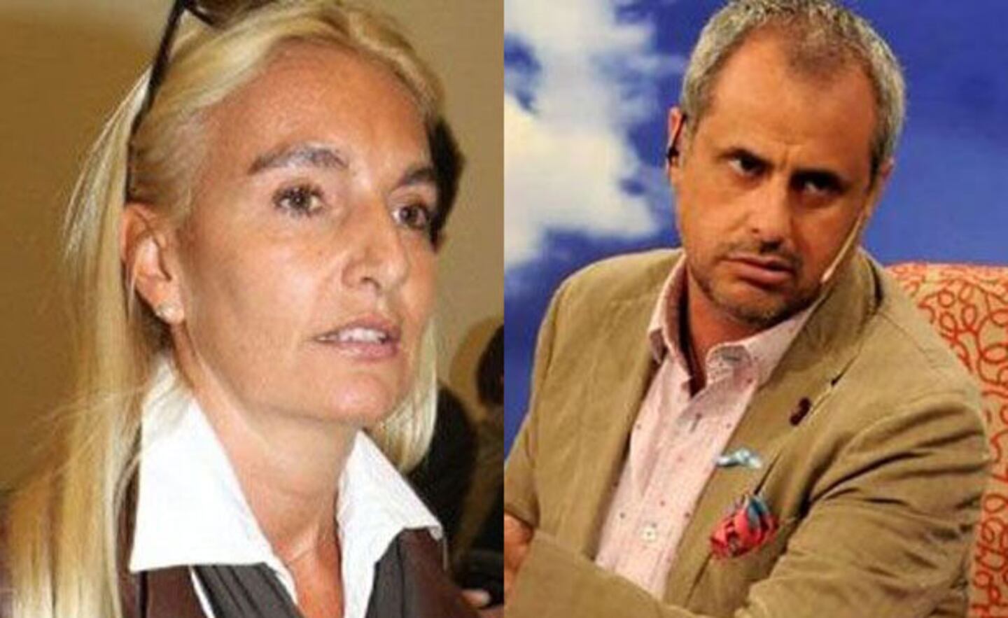 Silvia D´Auro, ex mujer de Rial, fue denunciada ante el INADI (Fotos: Web). 