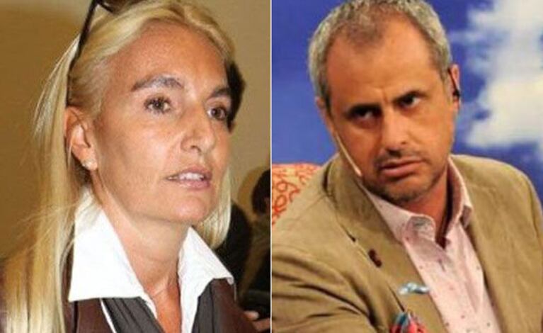 Silvia D  Auro y Jorge Rial (Foto: Web)