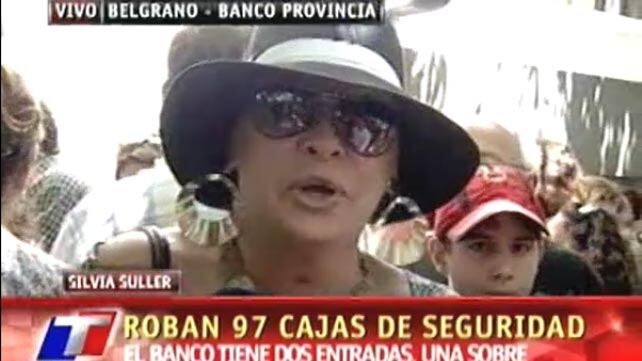 Silvia Süller, posible víctima del robo de las cajas de seguridad del Banco Provincia