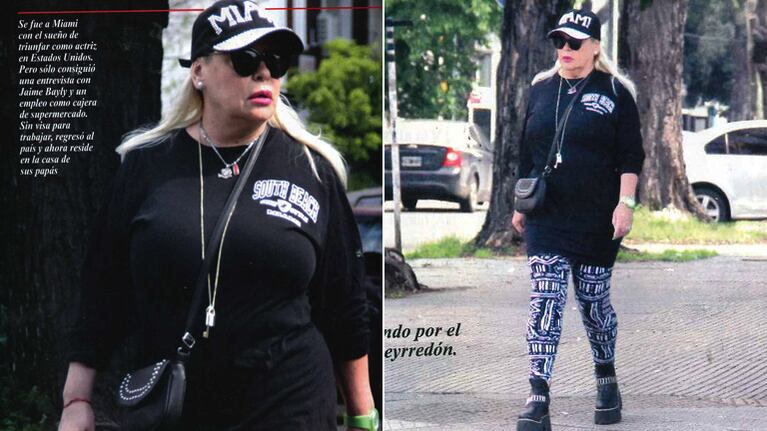 Silvia Süller regresó a la Argentina tras probar suerte sin éxito en Estados Unidos (Foto: revista Pronto)