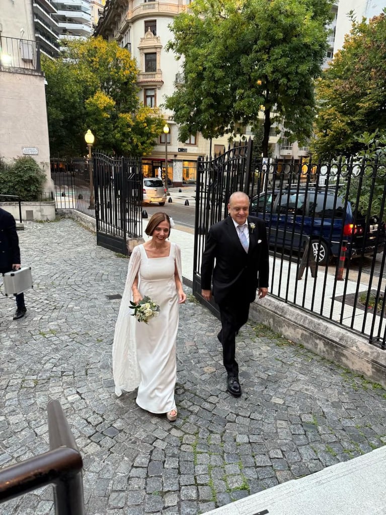 Silvina Chediek y Jorge, su marido. Foto: gentileza TN.