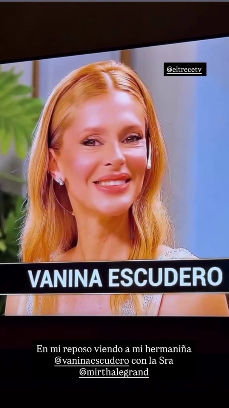 Silvina Escudero en Instagram.