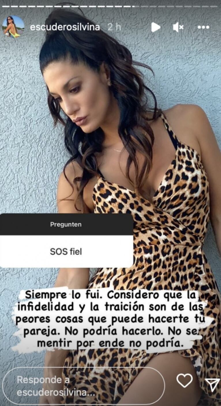 Silvina Escudero habló contundente de las infidelidades tras anunciar su casamiento