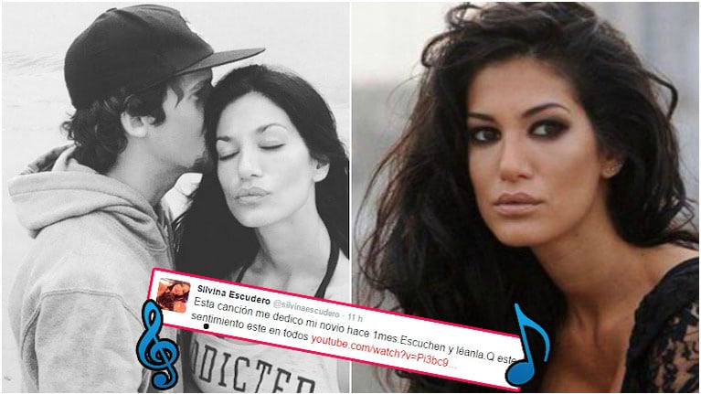 Silvina Escudero recibió el apoyo de su novio tras revelar que sufrió violencia de género (Fotos: Instagram, Twitter y Web)