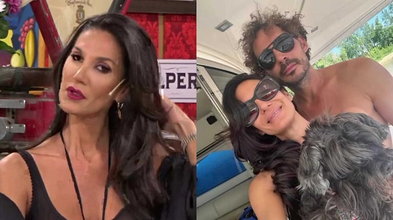 Silvina Escudero y Federico (Fotos: capturas América TV)