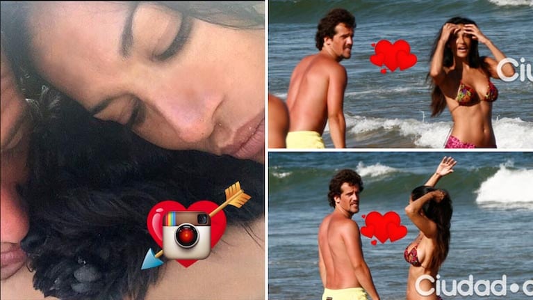 Silvina Escudero y Tute, amor confirmado. Foto: Instagram y Ciudad.com