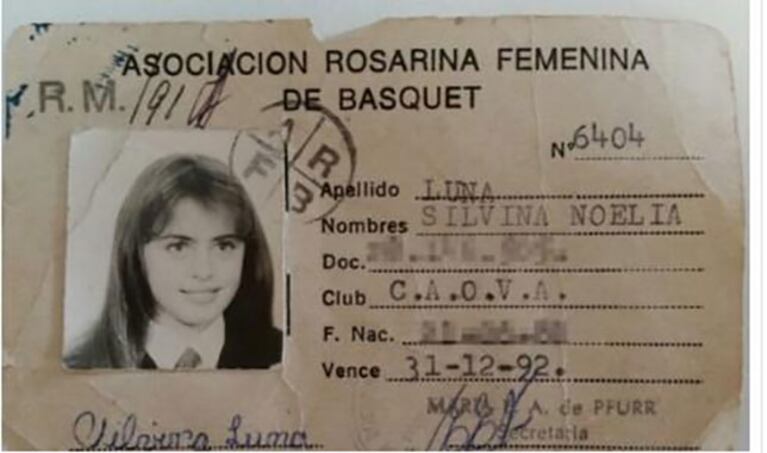 Silvina Luna, a los 10 años. (Foto: @SilvinaLunaWeb)