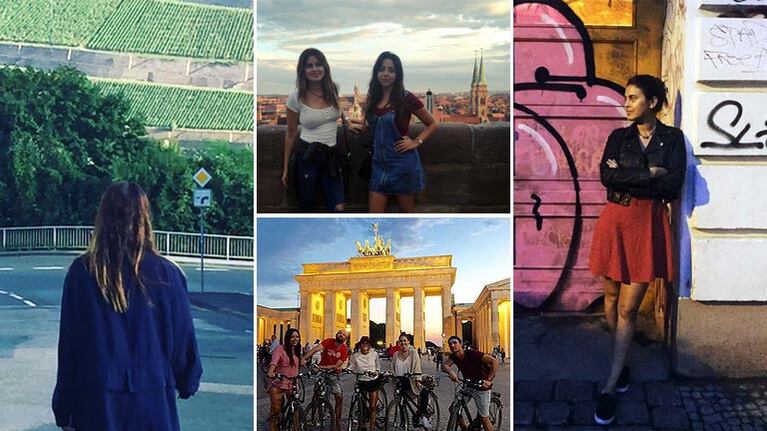 Silvina Luna, de recorrida por Alemania con su amiga María Eugenia Alonso. (Foto: Instagram)