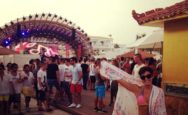 Silvina Luna disfrutando de sus días en España. (Foto: Blog de Silvina Luna)