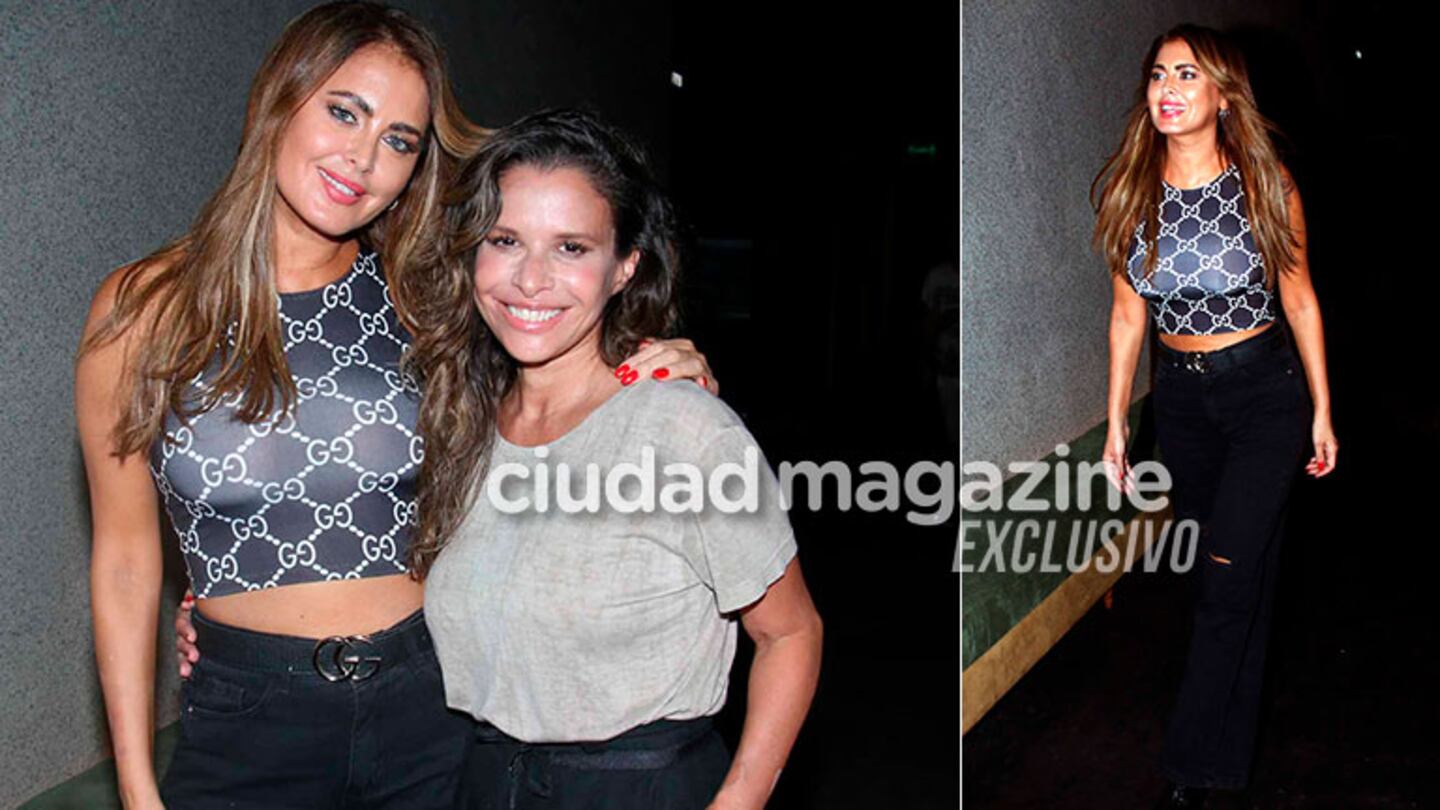 Silvina Luna fue a ver a Julieta Ortega al teatro (Foto: Movilpress)