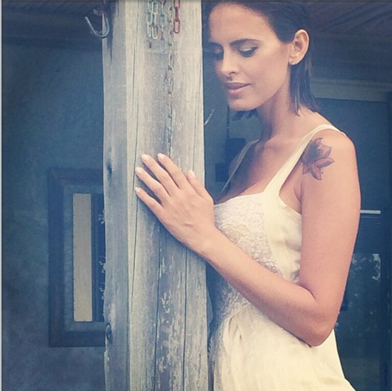 Silvina Luna, híper sensual y femenina en una imperdible producción de fotos. (Instagram)