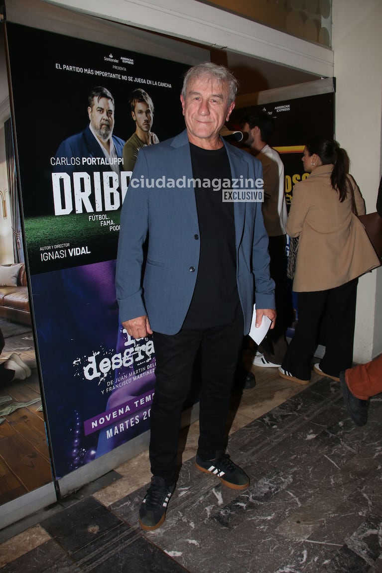 Silvio Soldán en el estreno de Dribbling (Foto: Movilpress).