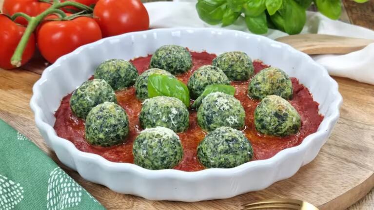Simple malfatti de ricota y espinaca: la receta paso a paso