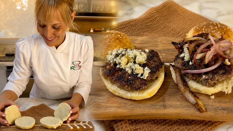 Smash Burgers de Jimena Monteverde, receta