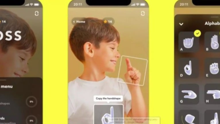 Snap lanza una lente para aprender el lenguaje americano de signos