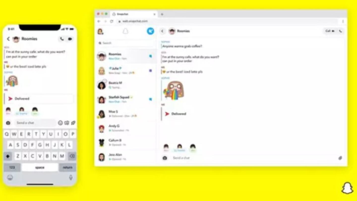Snapchat estrena la versión web