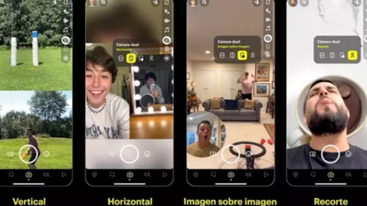 Snapchat lanza Dual Camera