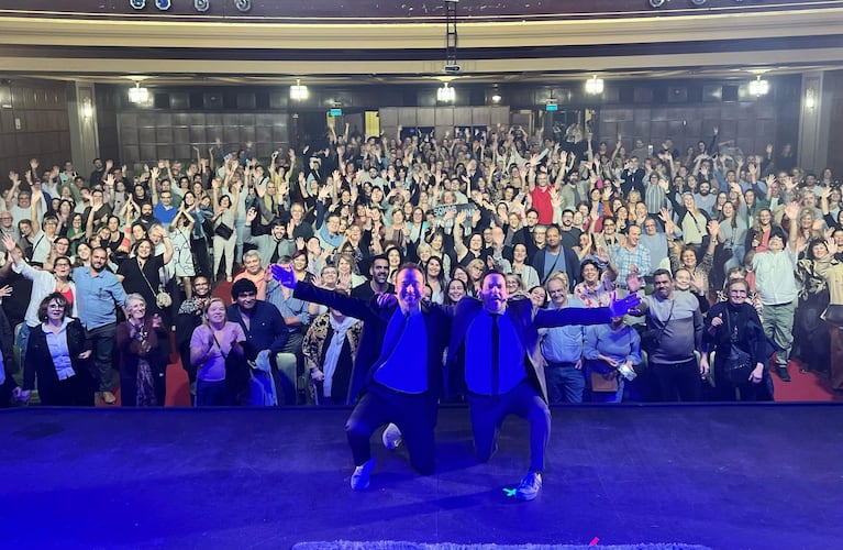 ¡Socios en Uruguay! Rodrigo Lussich y Adrián Pallares estrenaron su show en Montevideo y Colonia