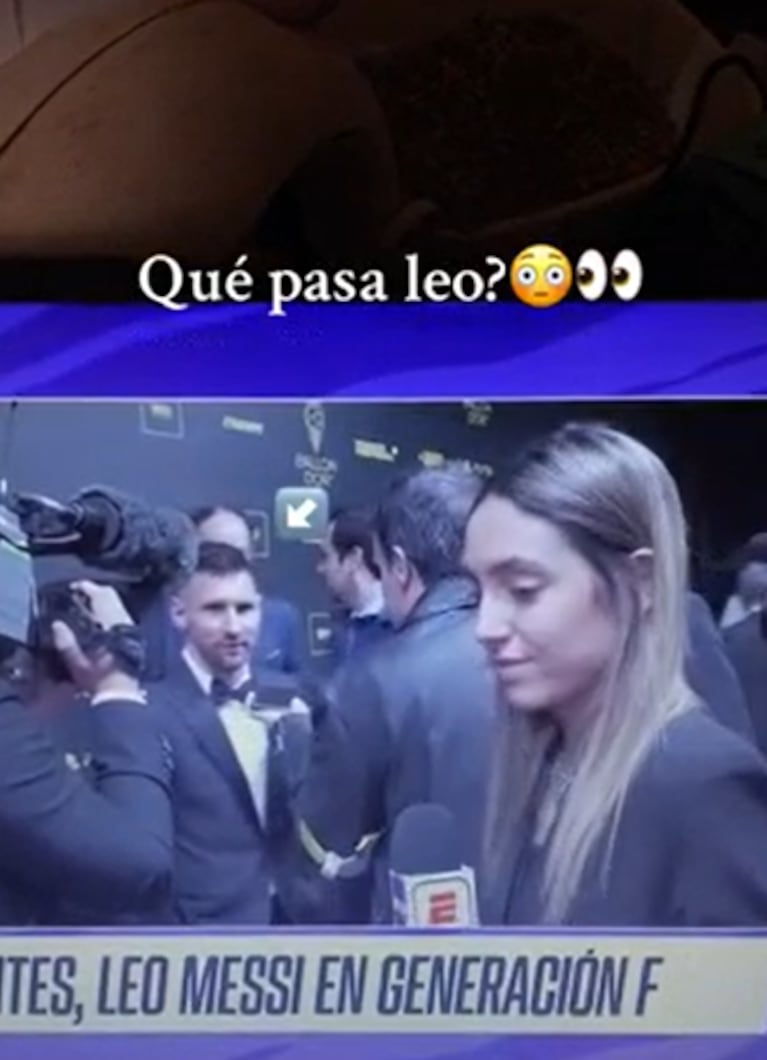 Sofi Martínez rompió el silencio sobre el video viral de Lionel Messi mirándola con picardía