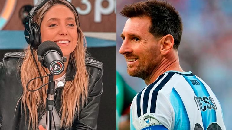 Sofi Martínez rompió el silencio tras el gesto de Lionel Messi (Foto Urbana Play) Leo Messi (Foto: AP /Ed Zurga)