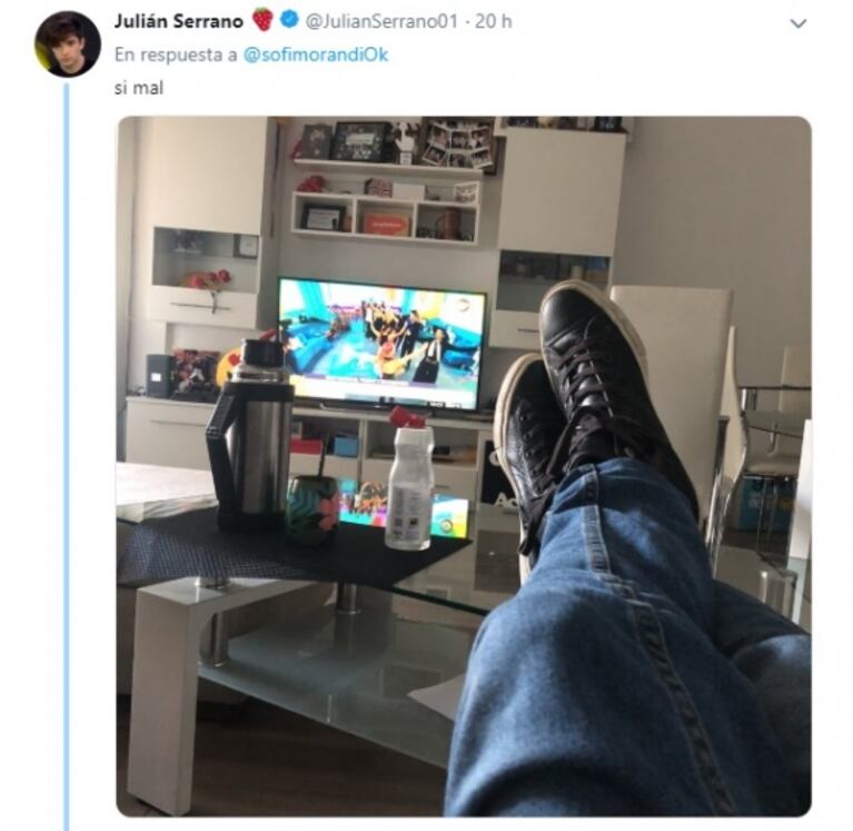 Sofi Morandi y los que la tildan de mimada del Bailando junto a Serrano: "Mientras hablan, nosotros ensayamos"