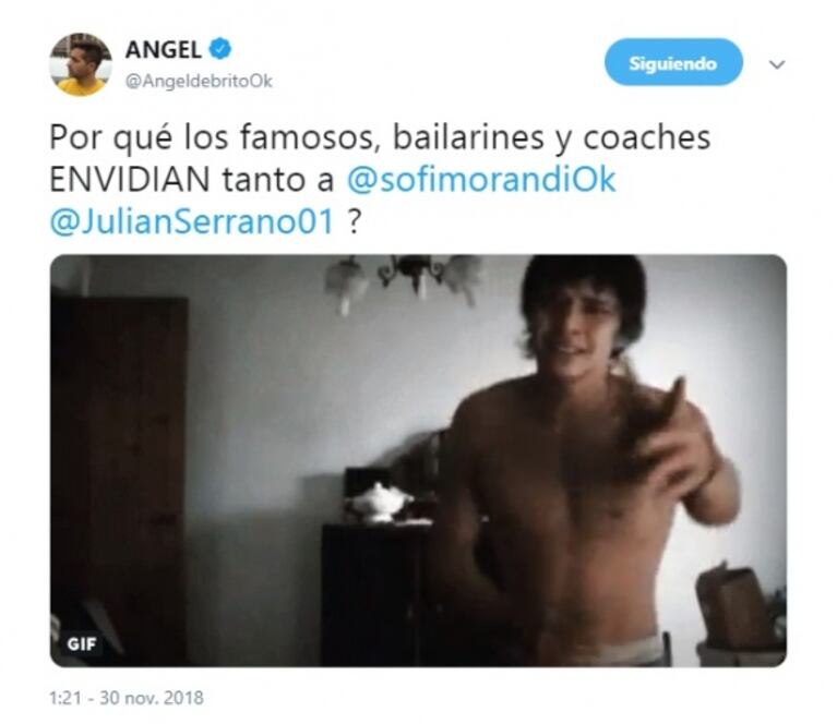 Sofi Morandi y los que la tildan de mimada del Bailando junto a Serrano: "Mientras hablan, nosotros ensayamos"