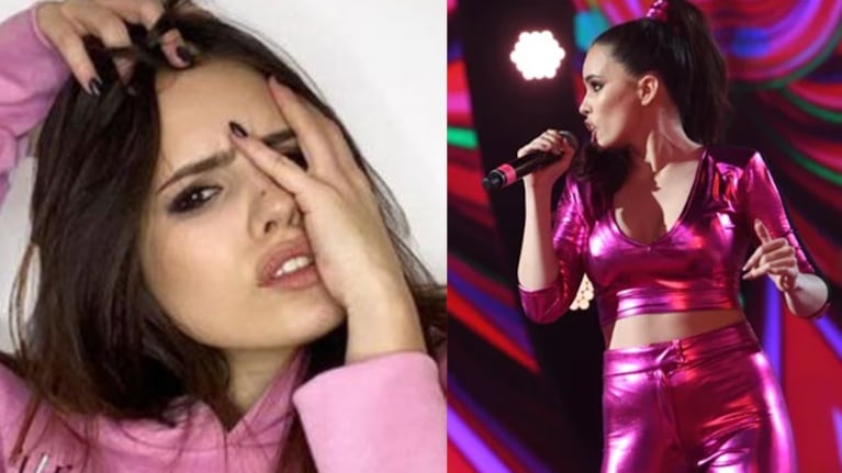 Sofi se quejó porque se quedó sin cantar.