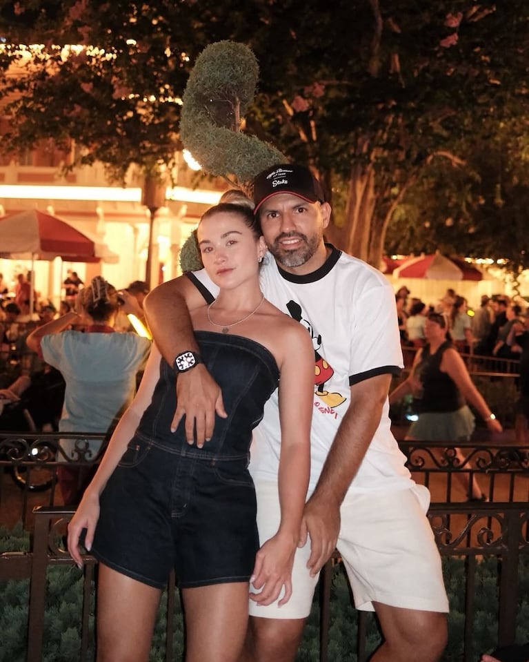 Sofía Calzetti y Sergio Kun Agüero. (Foto: @soficalzetti)