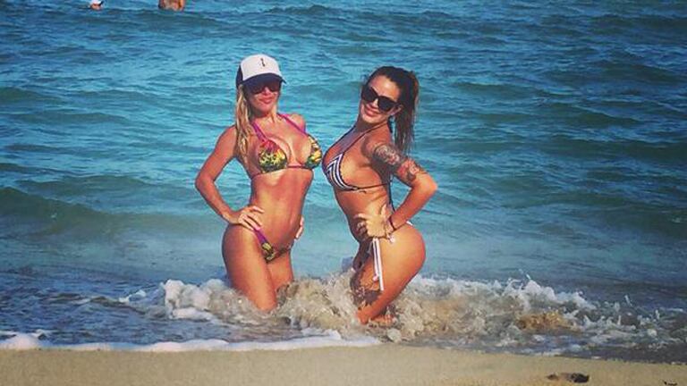 Sofía Clerici, diosa total en la arena de Miami. Foto: @SofiaClerici e Instagram.com/sofiaclericiok