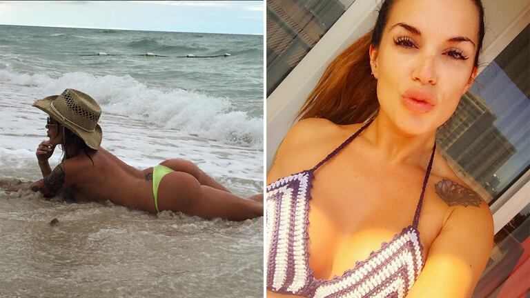 Sofía Clerici, diosa total en la arena de Miami. Foto: @SofiaClerici e Instagram.com/sofiaclericiok
