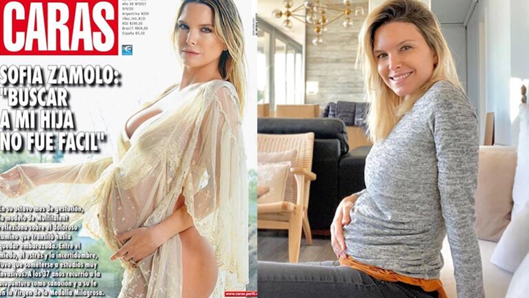 Sofía dará a luz a su beba en menos de un mes.