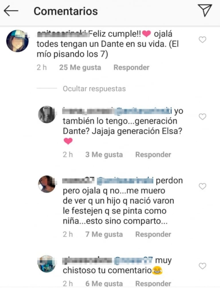 Sofía Gala arremetió contra las usuarias de Instagram que cuestionaron que su hijo se pinte los labios: "Sos una cuadrada"