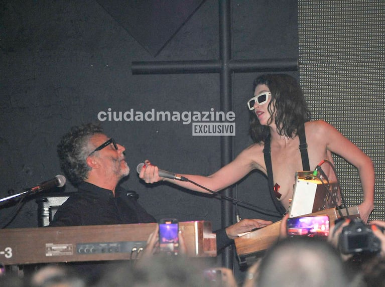 Sofía Gala compartió escenario con Fito Páez y Fea en Niceto. (Foto: Movilpress)