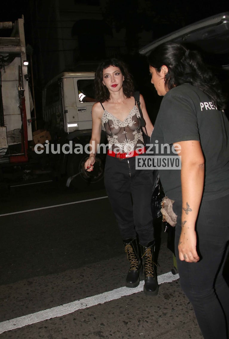 Sofía Gala compartió escenario con Fito Páez y Fea en Niceto. (Foto: Movilpress)