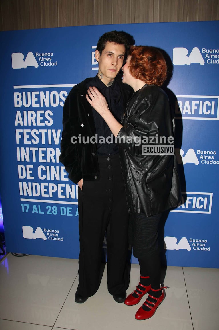 Sofía Gala y Fermín Martínez en el BAFICI (Foto: Movilpress).