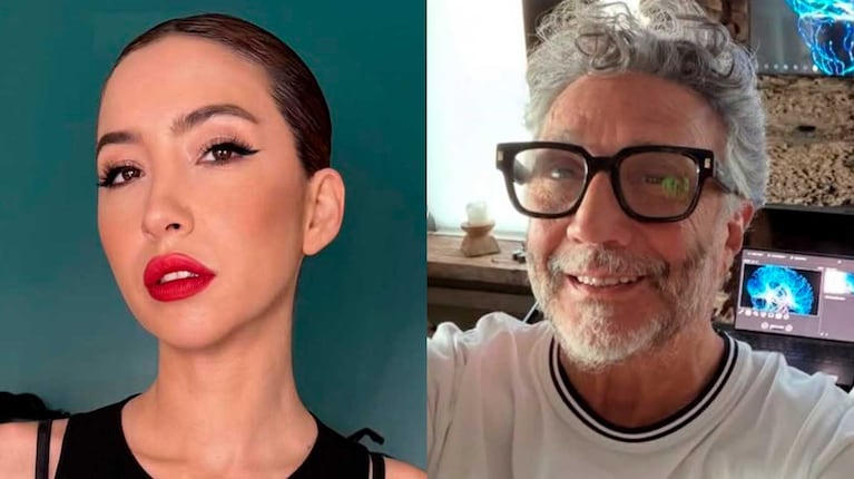 Sofía Gala y Fito Páez (Fotos: Instagram @fitopaezmusica y @socastiglione)