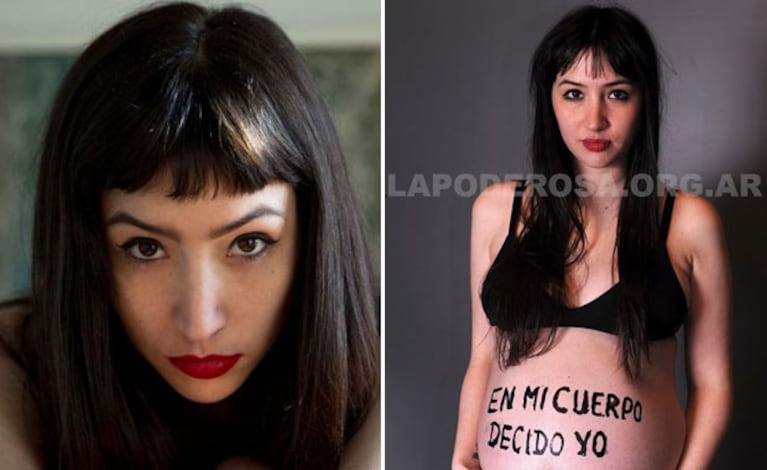 Sofía Gala y su aclaración sobre la polémica tapa. (Foto: Web y gentileza La garganta poderosa)