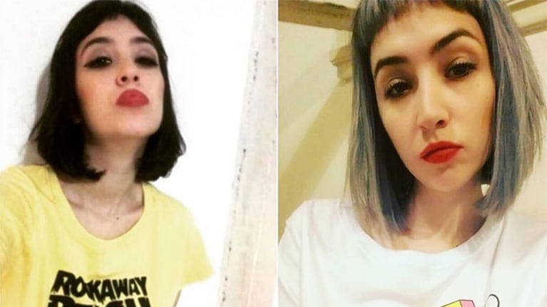 Sofía Gala y un cambio de look extremo y colorido. Foto: Instagram.