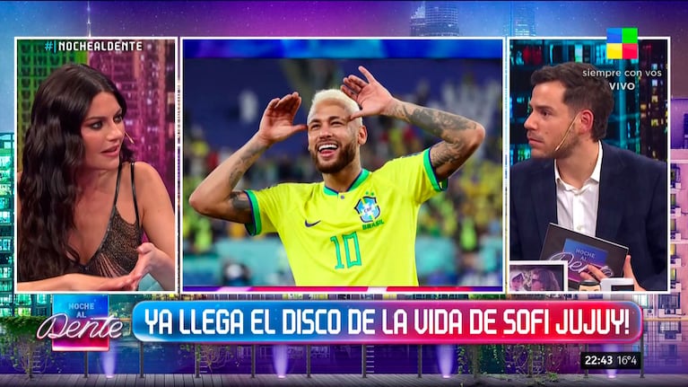 Sofía Jujuy Jiménez habló de Neymar.