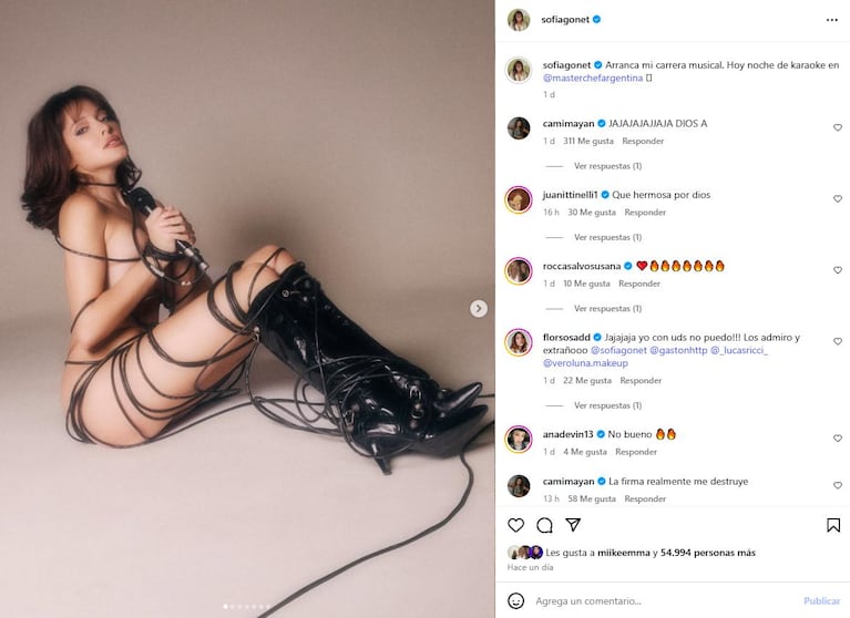 Sofía "La Reini" Gonet (Foto: Instagram @sofiagonet)