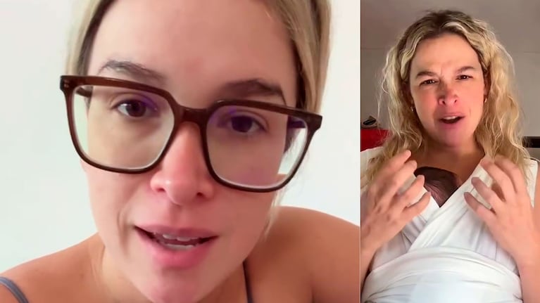 Sofía Pachano con Vito Raimundo, su bebé.