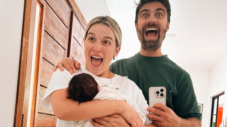 Sofía Pachano junto a Santiago Ramundo y su hijo, Vito (Foto: Instagram @sofipachano)
