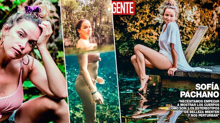 Sofía Pachano, una chica de tapa sin maquillaje ni Photoshop (Foto: revista Gente)